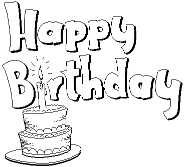Happy Birthday Cake Illustration